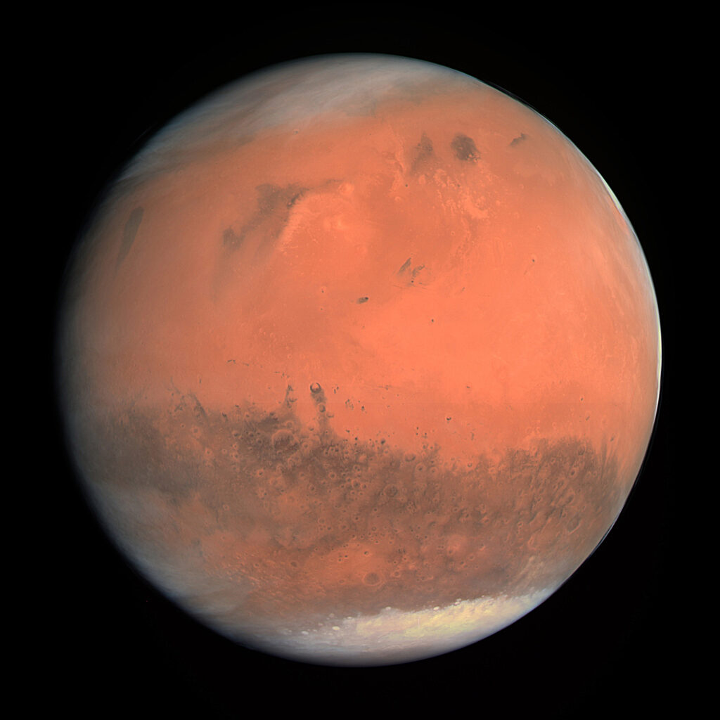 Picture of Mars to understand what is in our solar system.